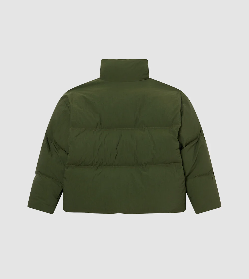 Puffer Jacket Olive - Image 4