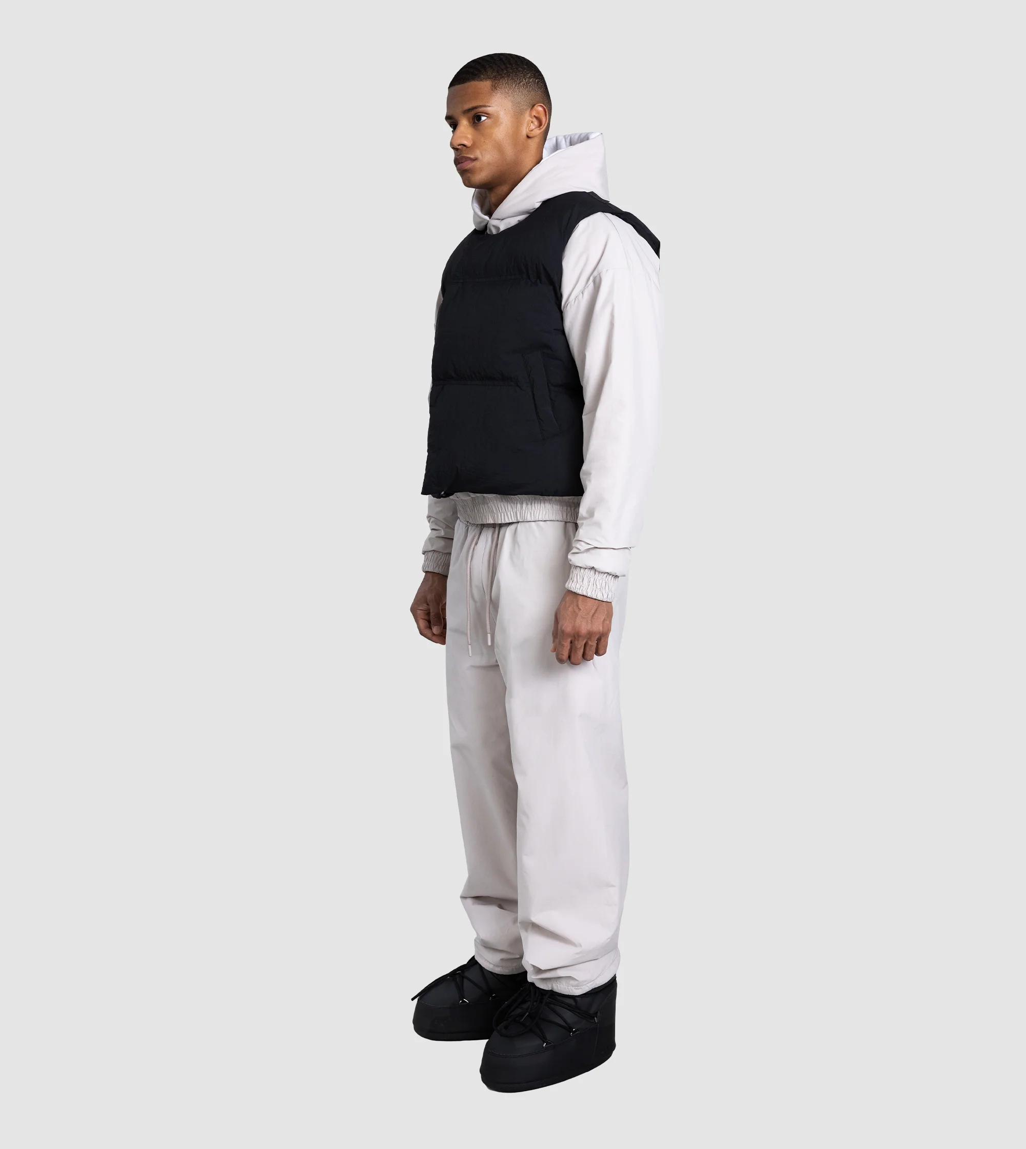 Puffer Vest Black - Image 3