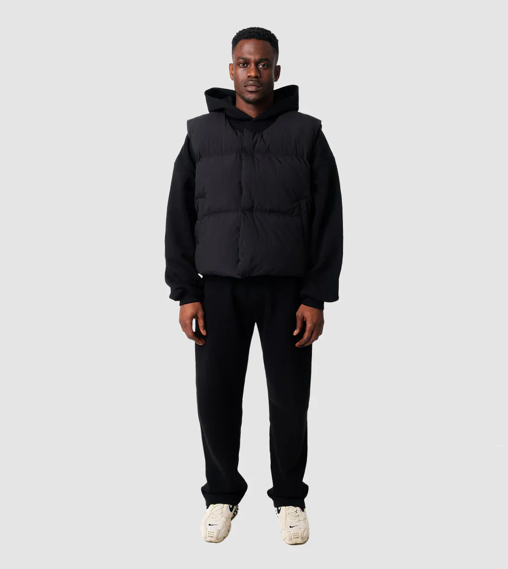 Puffer Vest Black - Image 9