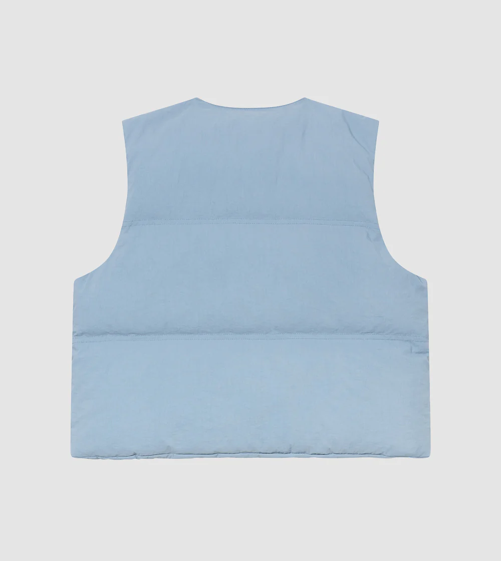Puffer Vest Off Blue - Image 5