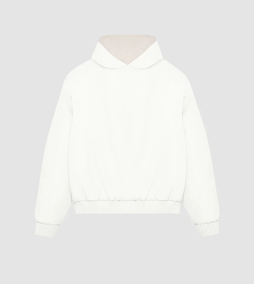 Shell Hoodie Ivory - Image 4
