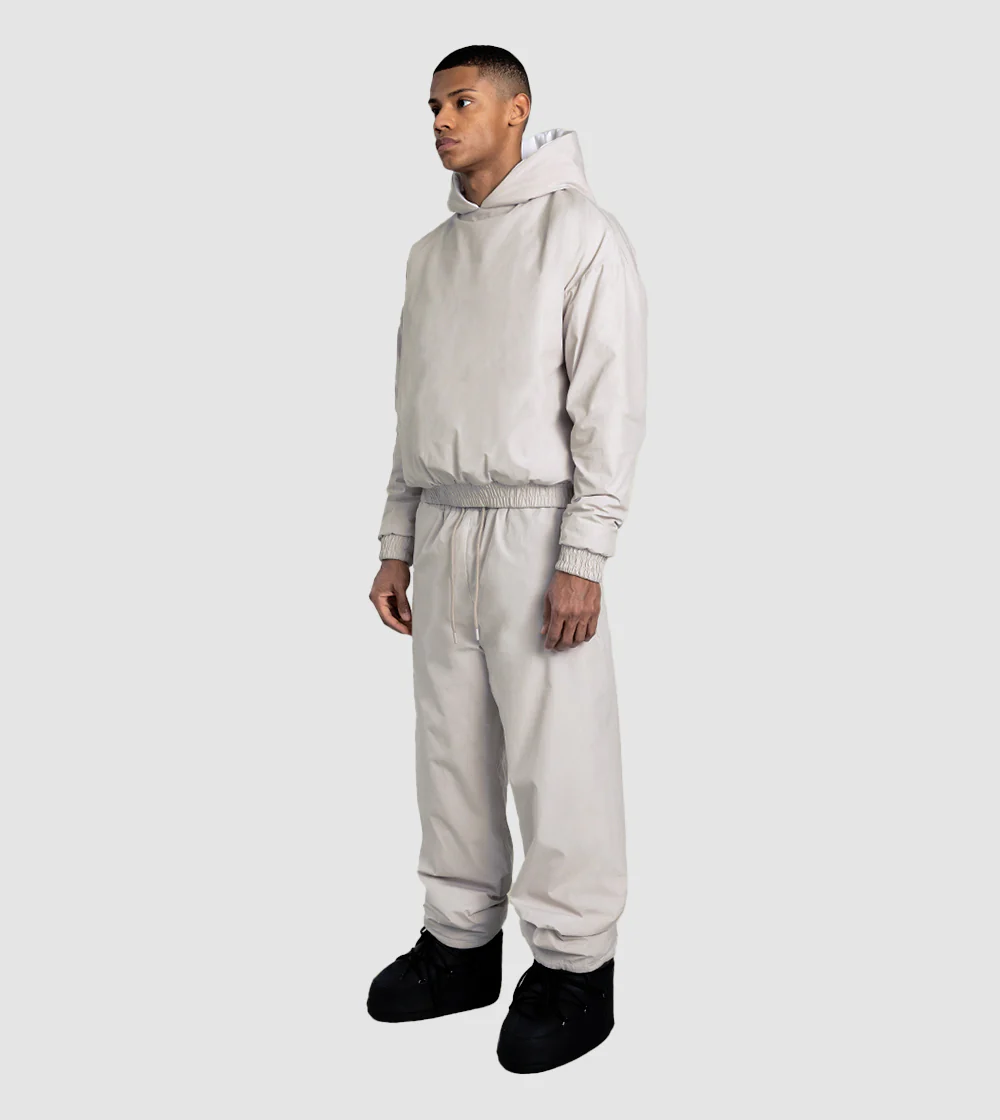 Shell Trackpants Ivory - Image 7