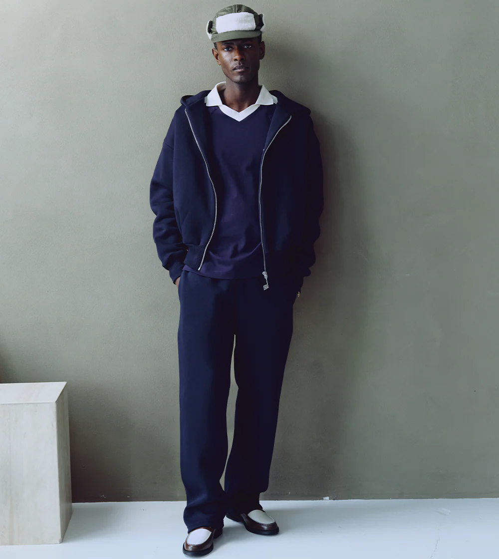 Zip Hoodie Tracksuit Navy (Pre-Order) - Image 4